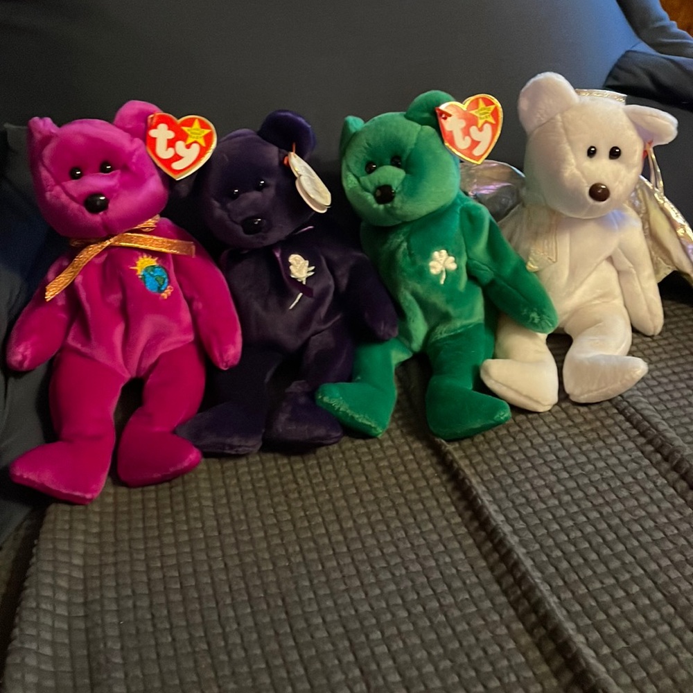 4 Ty Beanie babies
